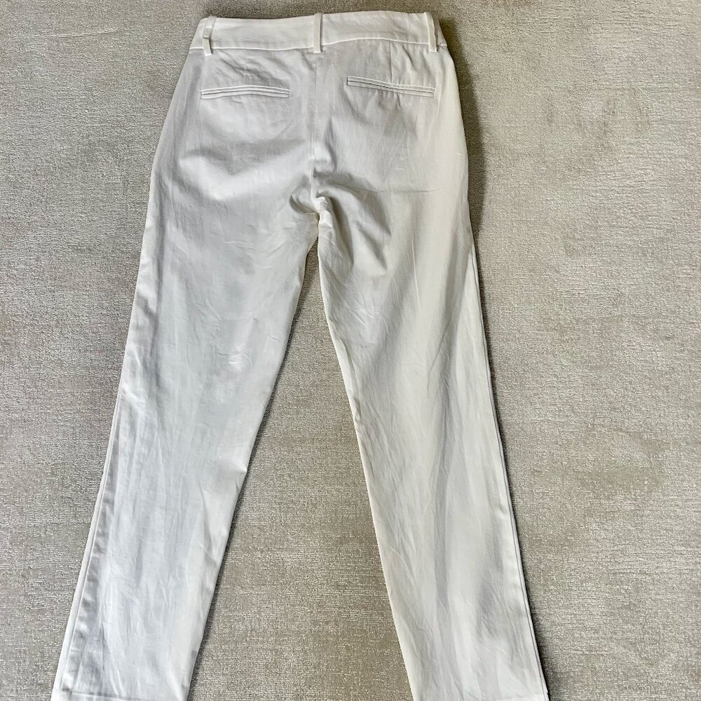 Theory Cotton/Casual White Cropped Pants Size 0 - Picture 2 of 8